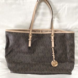Michael Kors Jet Set Tote Bag Brown